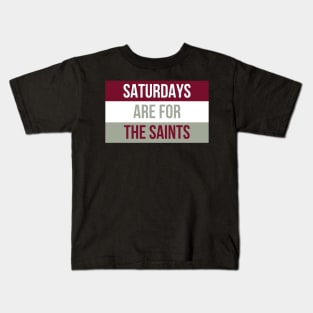 Saturdays are for the Saints - Aquinas College Kids T-Shirt